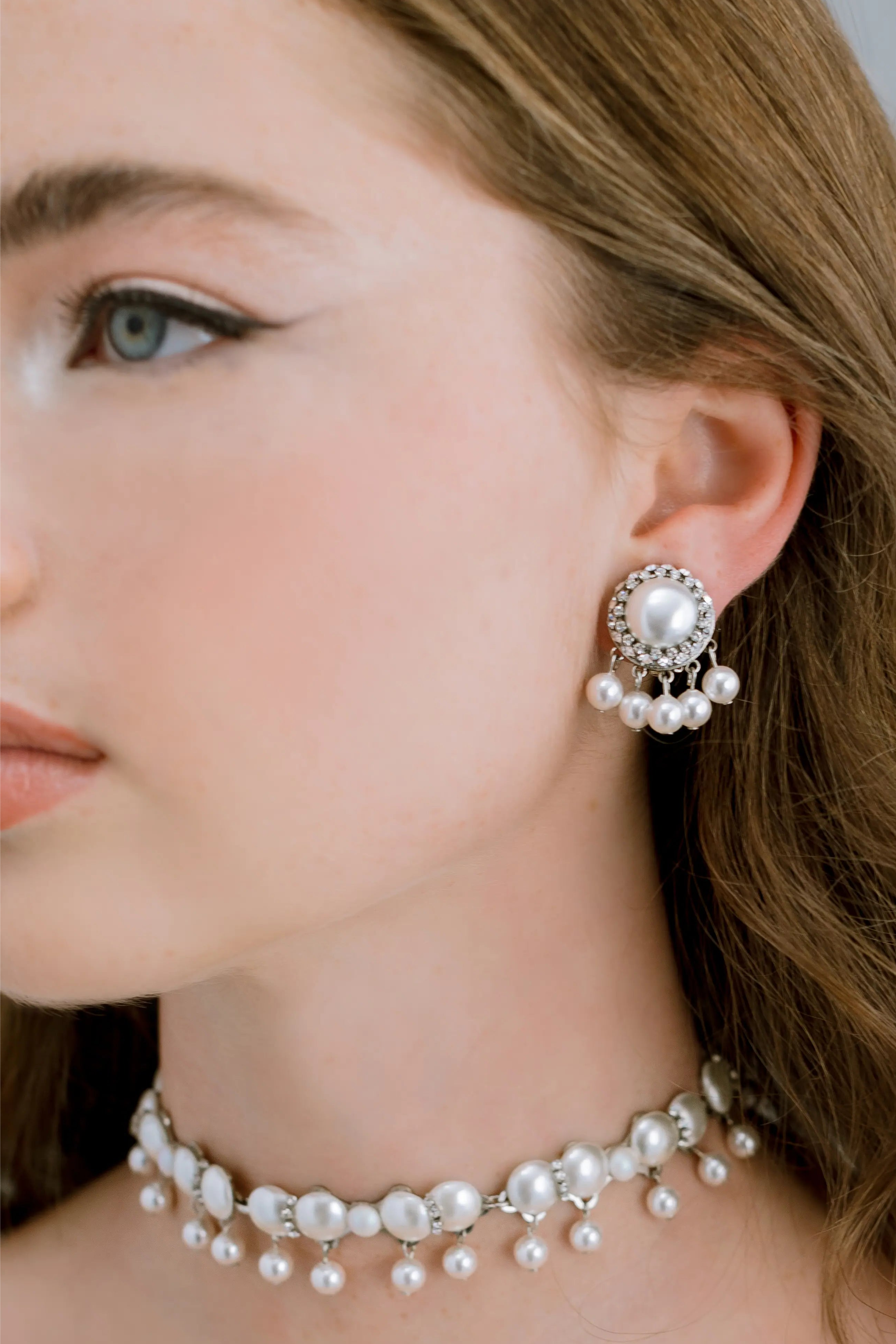 Elegant Linear Drop Earrings for Women - Minimalist Dangle Hoop Earrings for Daily Wear & Special Occasions