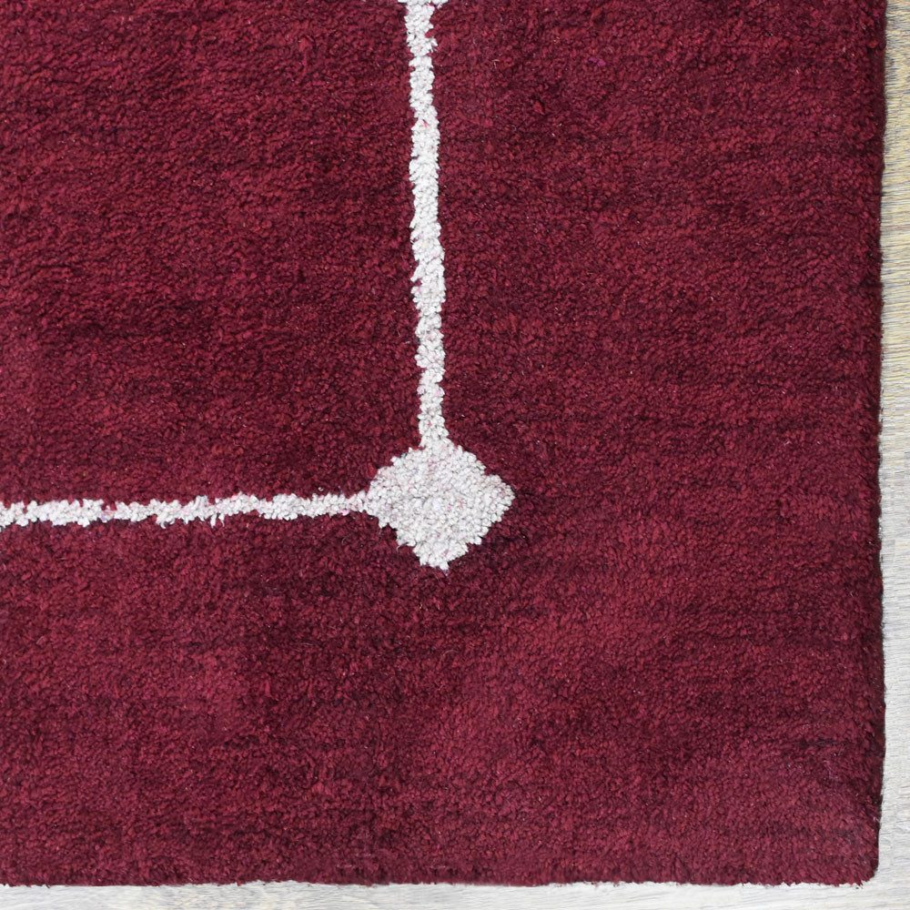 Luxury Haven Hand Knotted Rug - Premium Wool Handmade Area Rug for Living Room, Bedroom & Dining - Soft & Durable Home Decor