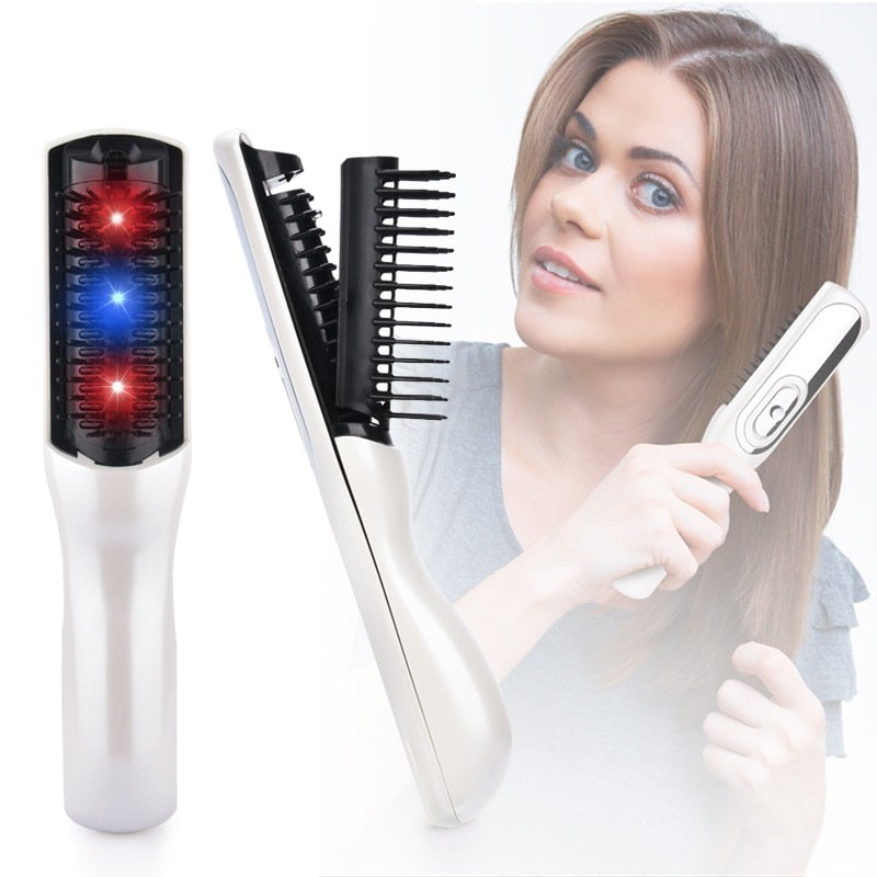 Laser Hair Growth Comb for Women & Men - Hair Loss Treatment & Scalp Massager - Stimulate Hair Regrowth for Thicker, Fuller Hair - Perfect for Home Use & Salon Treatments