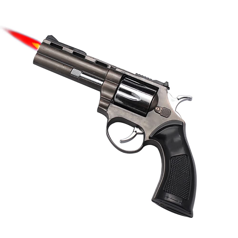 Windproof Gun Torch Lighter - Adjustable Flame for Camping & Outdoor