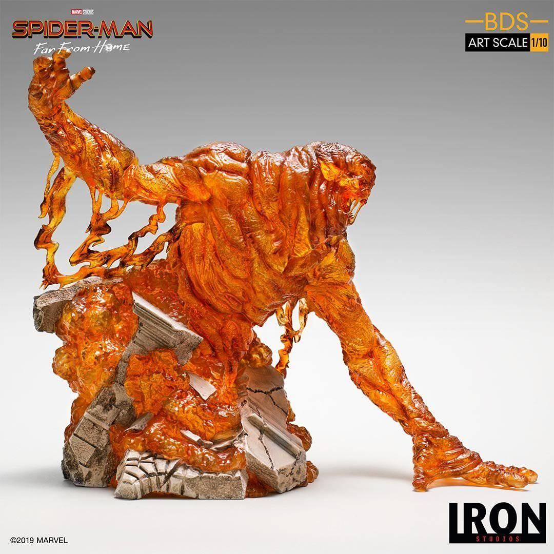 Iron Studios Spider-Man: Far From Home Molten Man BDS Art Scale 1/10 Statue - Premium Collectible for Marvel Fans & Home Decor