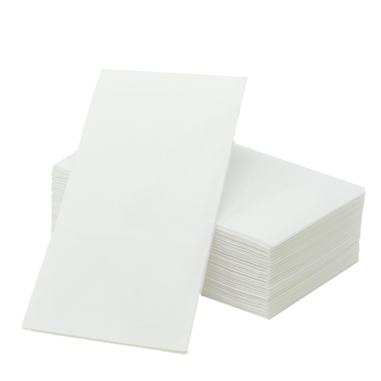 Premium Disposable Paper Buffet Napkins - 50 Pack White Linen-Like Textured - Perfect for Parties, Weddings & Catering Events