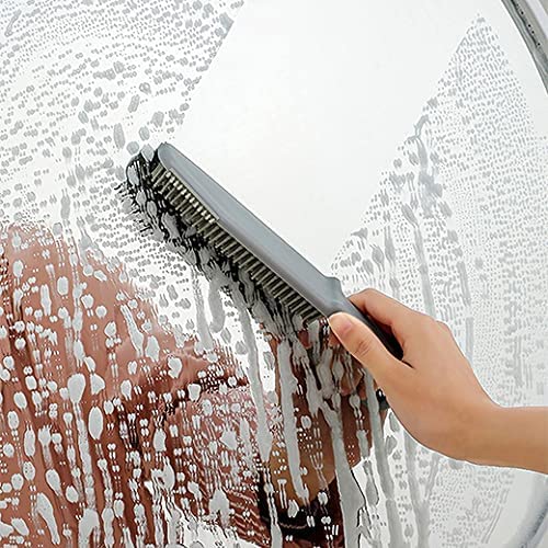 Ritmo 3-in-1 Multifunctional Cleaning Brush for Kitchen, Bathroom, Countertop, Floor & Window - Silicone Scrub Brush with Crevice Cleaner & Scraper - Perfect for Deep Cleaning Tiles, Grout, Sinks & Hard-to-Reach Areas
