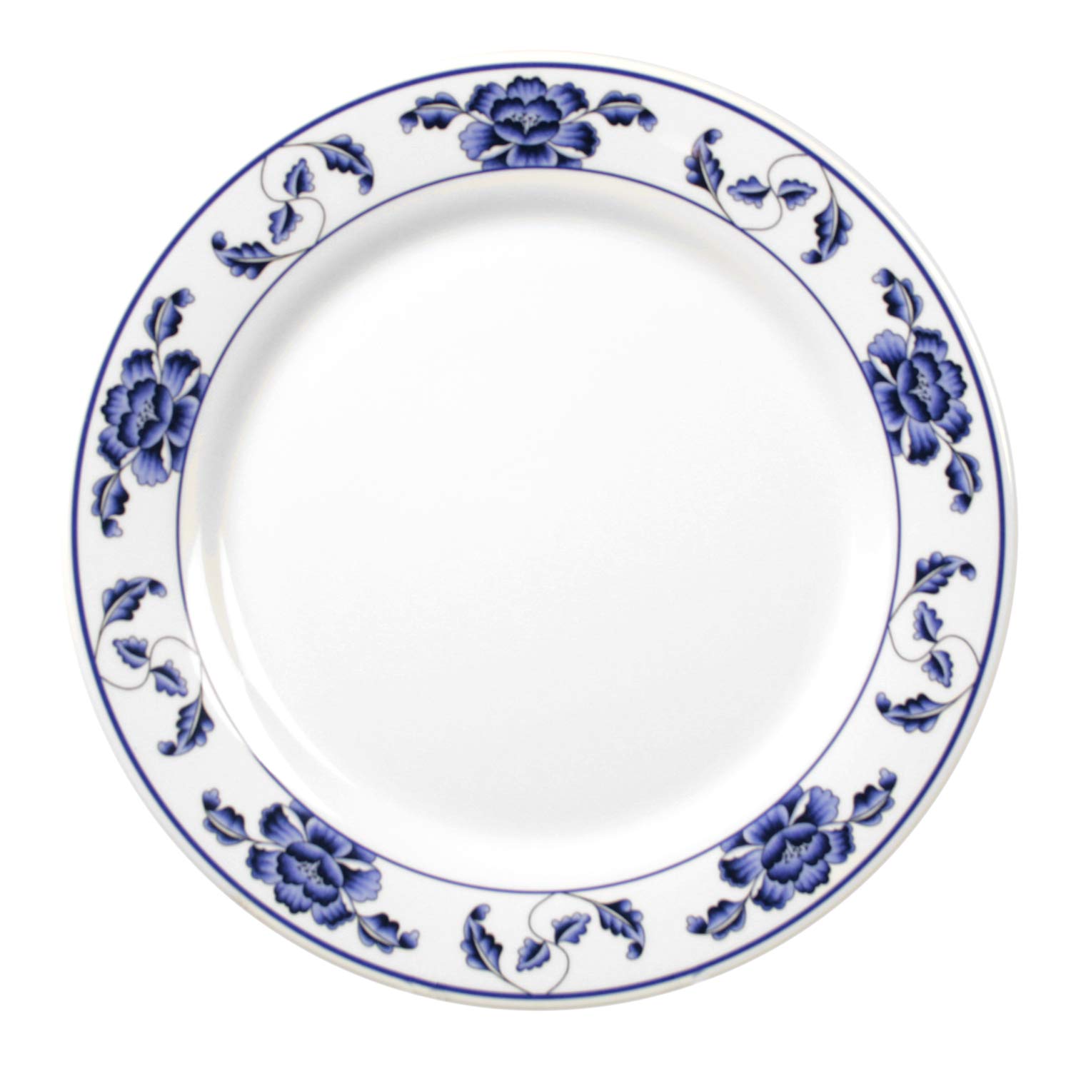 Premium Lotus Melamine Dinnerware Set - 7 oz Soup Plate (7 7/8 Inch) - Durable & Stylish 12-Piece Collection - Perfect for Restaurants, Catering & Outdoor Dining