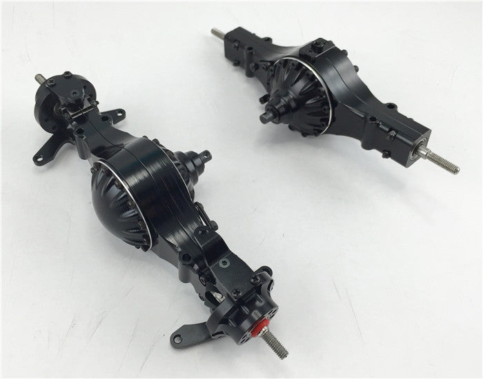 1/14 Scale 4x4 6x6 8x8 Metal Differential Front & Rear Axle Assembly for TAMIYA Tractor Truck DIY RC Cars - Perfect for Model Dump Trucks, Off-Road Vehicles & Crawler Projects