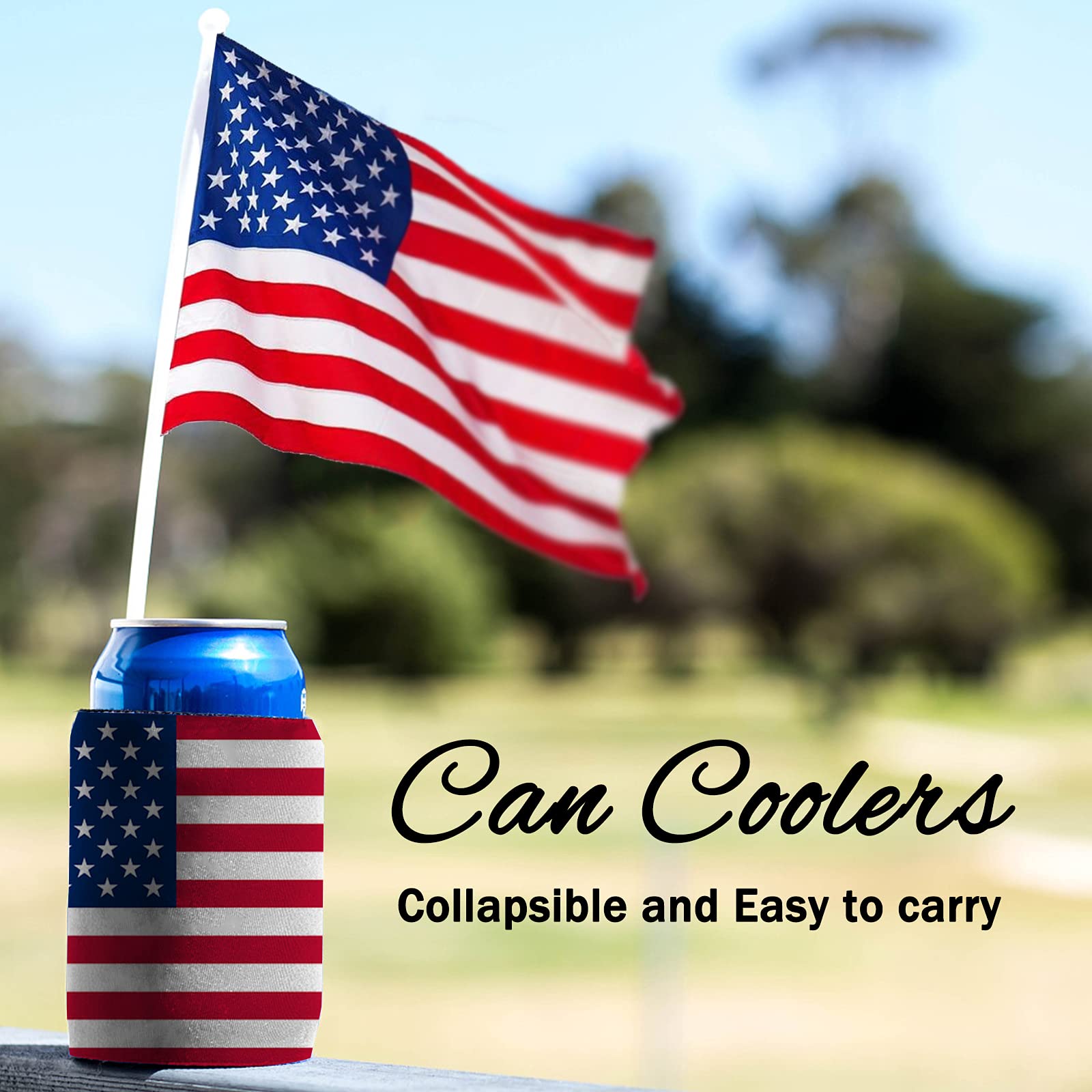 Custom Photo & Logo Beer Can Coolers - 60pcs Bulk Personalized Can Sleeves for Wedding Favors, Fishing Trips & Picnics | Keep Drinks Cold at Parties & Outdoor Events