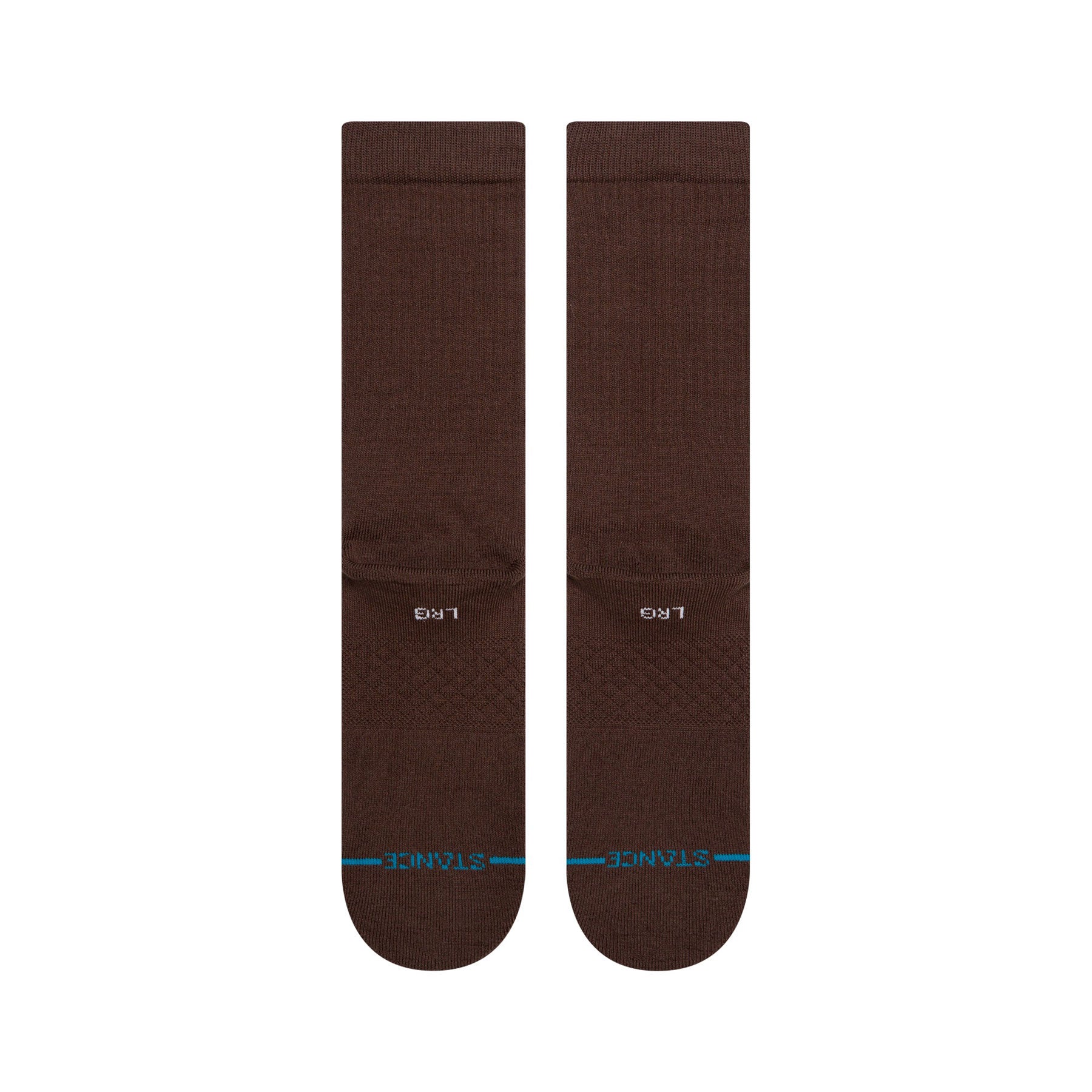 Comfortable Adult Crew Socks - Icon Brown - Perfect for Work, Sports & Everyday Wear