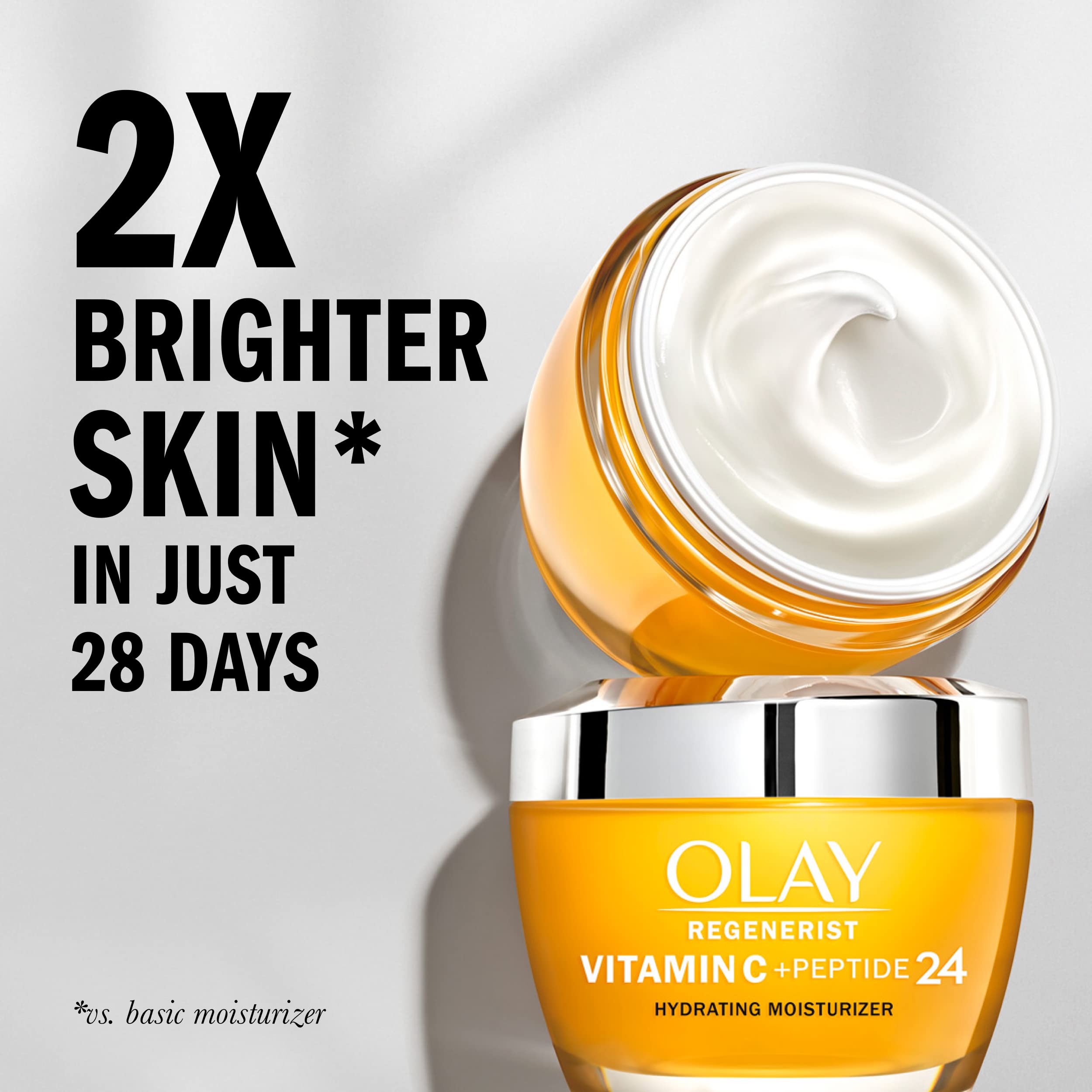 Olay Regenerist Vitamin C + Peptide 24 Brightening Face Cream 1.7 Oz with Travel Size Whip Moisturizer & Vitamin C Body Wash - Anti-Aging Skincare Set for Glowing Skin - Perfect for Daily Routine, Travel & Gifting