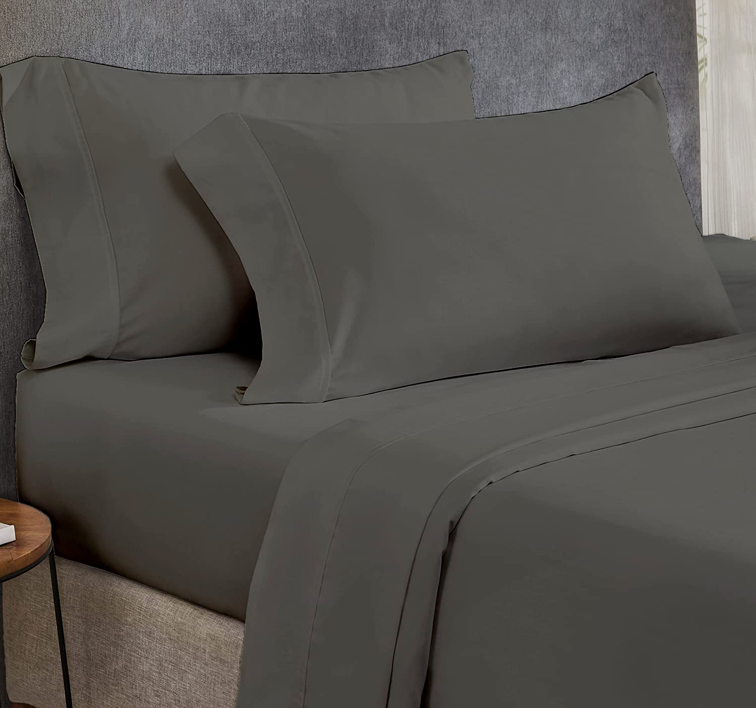 Luxury 100% Cotton Queen Sheet Set - 4-Piece Cooling Bed Sheets with Deep Pockets (16
