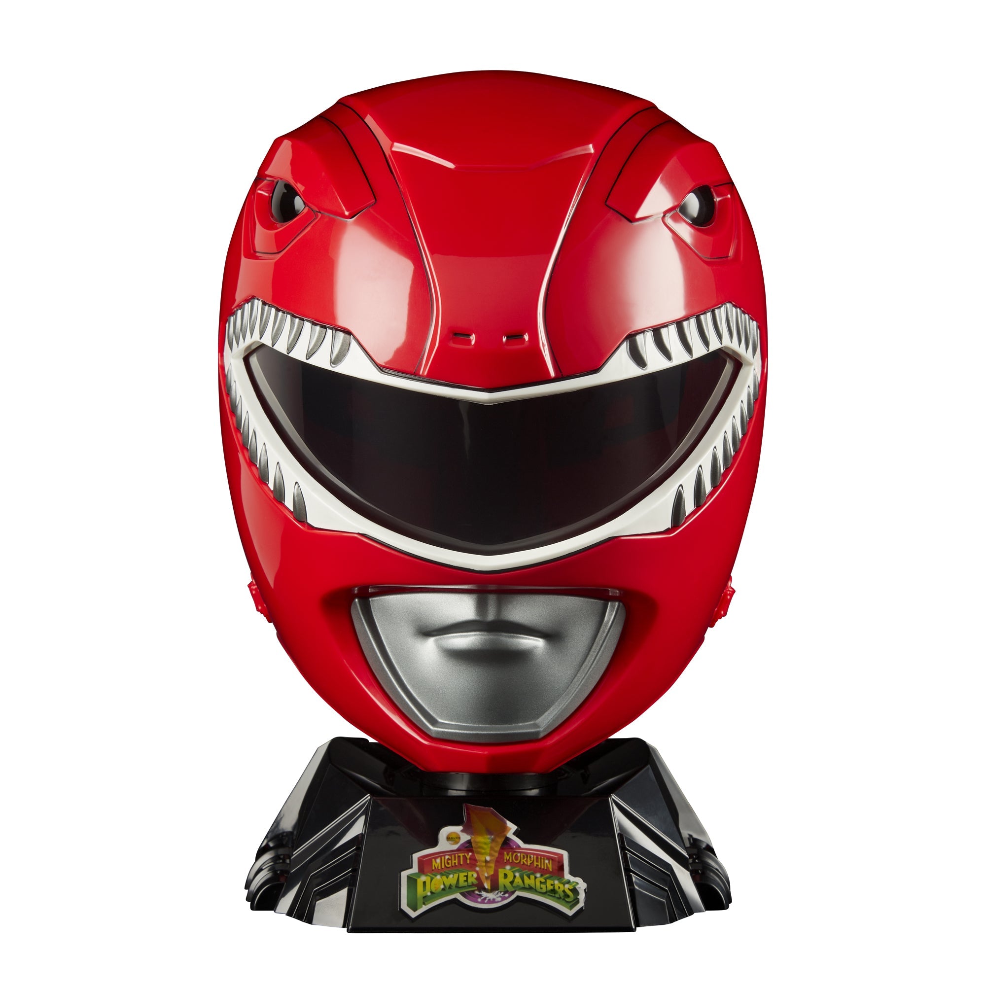 Power Rangers: Lightning Collection Mighty Morphin Red Ranger Helmet - Premium Collectible Cosplay & Display Piece for Fans & Halloween Costumes