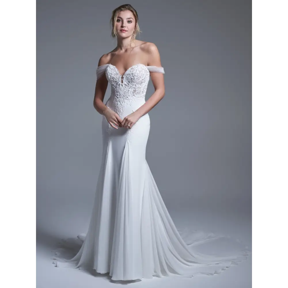 Sottero & Midgley Giovannetta Wedding Dress Sample Sale - Elegant Lace Bridal Gown for Church Ceremony & Reception