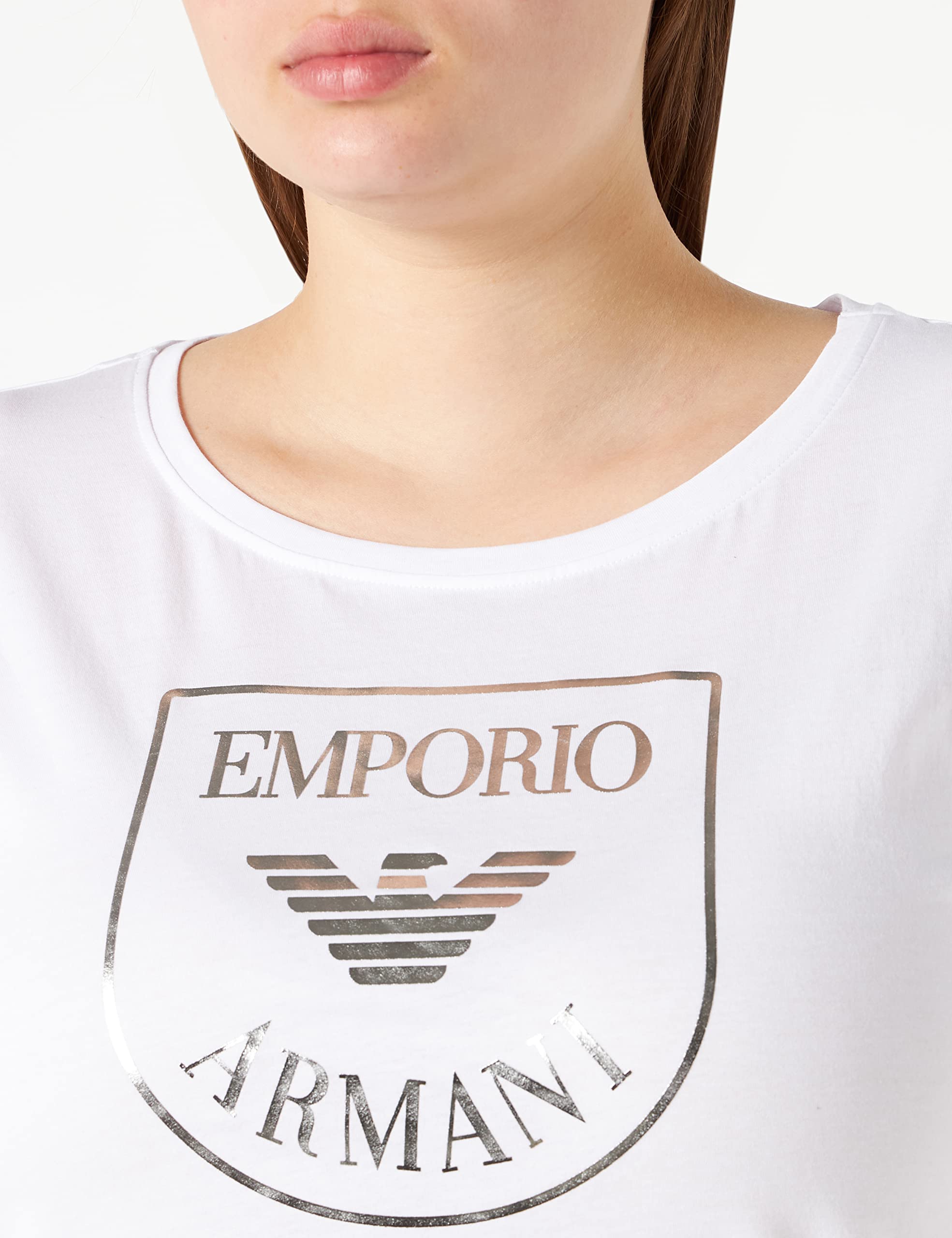 Emporio Armani Women's Logo Mania Pajama Set - Soft Cotton Sleepwear for Women - Perfect for Lounge, Sleep & Travel