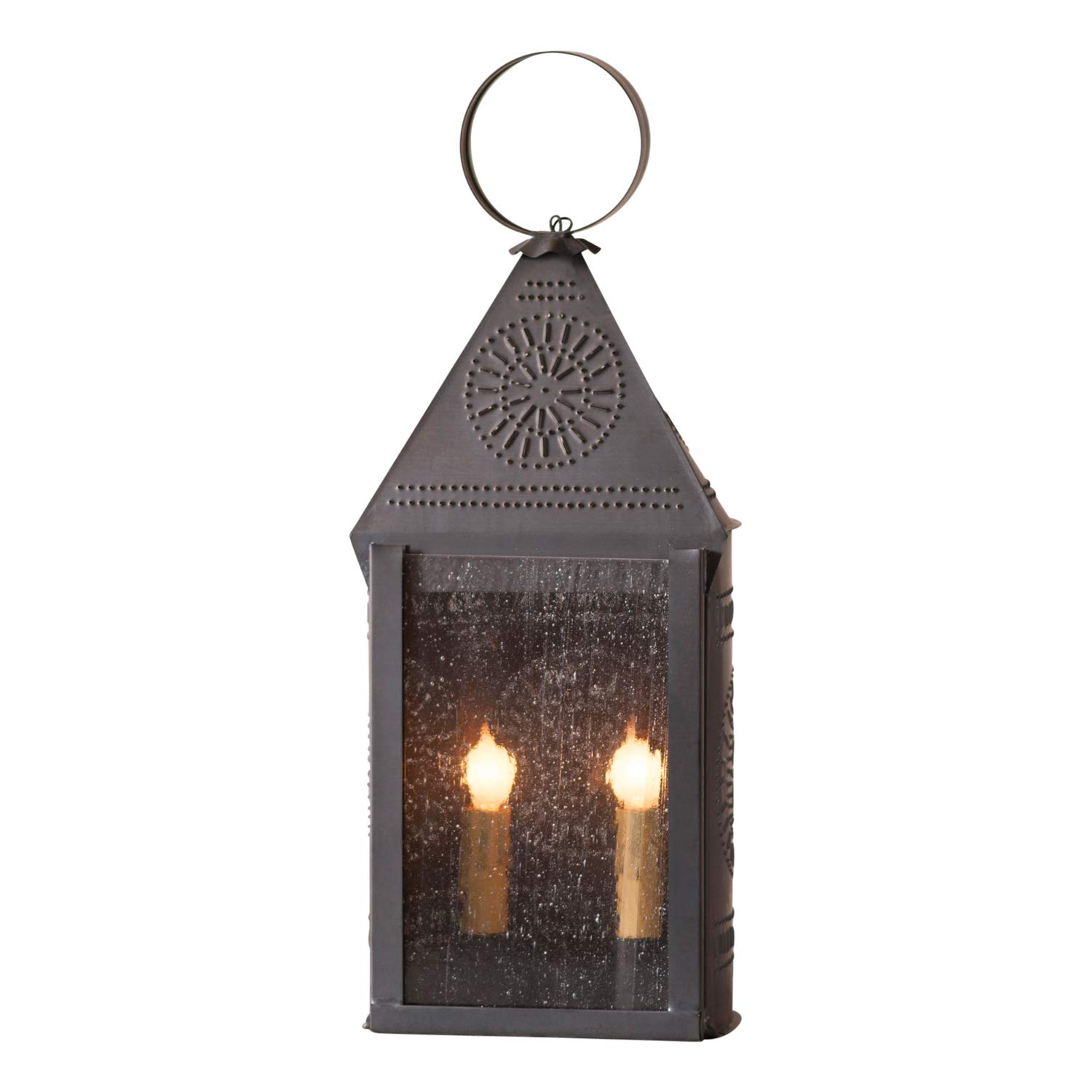 Premium Black Kettle Hospitality Lantern with Chisel - Perfect for Camping, Outdoor Adventures & Emergency Lighting