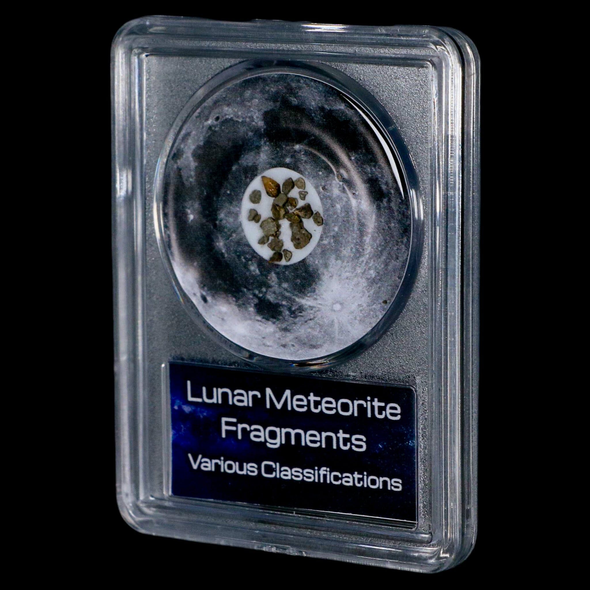 Authentic Moon Rock & Lunar Meteorite Fragments - Certified Outer Space Collectibles with COA - Perfect for Astronomy Enthusiasts & Science Display