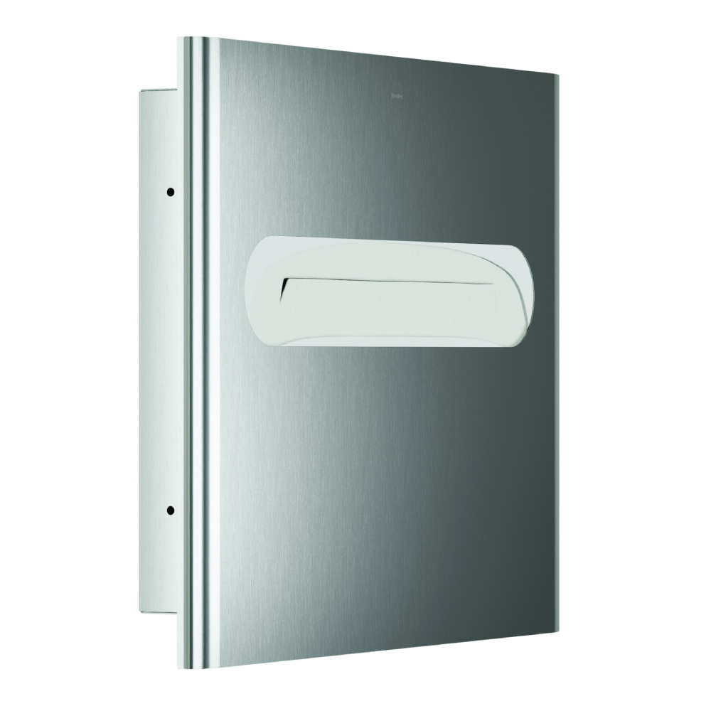 Bradley Elvari Series 5B1 003600 Recessed Seat Cover Dispenser - Commercial Restroom & Public Washroom Hygiene Solution