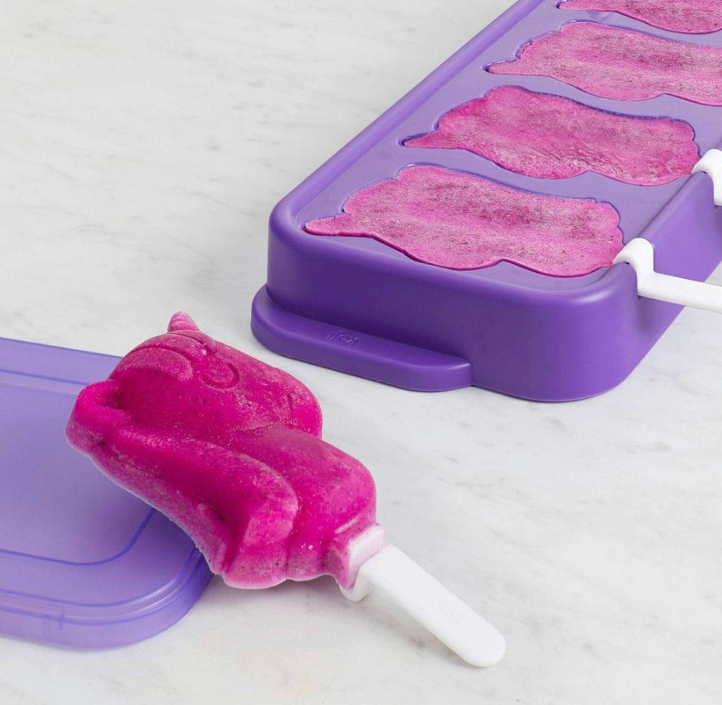 Koji Unicorn Pop Molds - Set of 4 Silicone Ice Pop Makers for Kids | DIY Frozen Treats, Popsicles & Candy Molds | Perfect for Birthday Parties, Summer Snacks & Family Fun