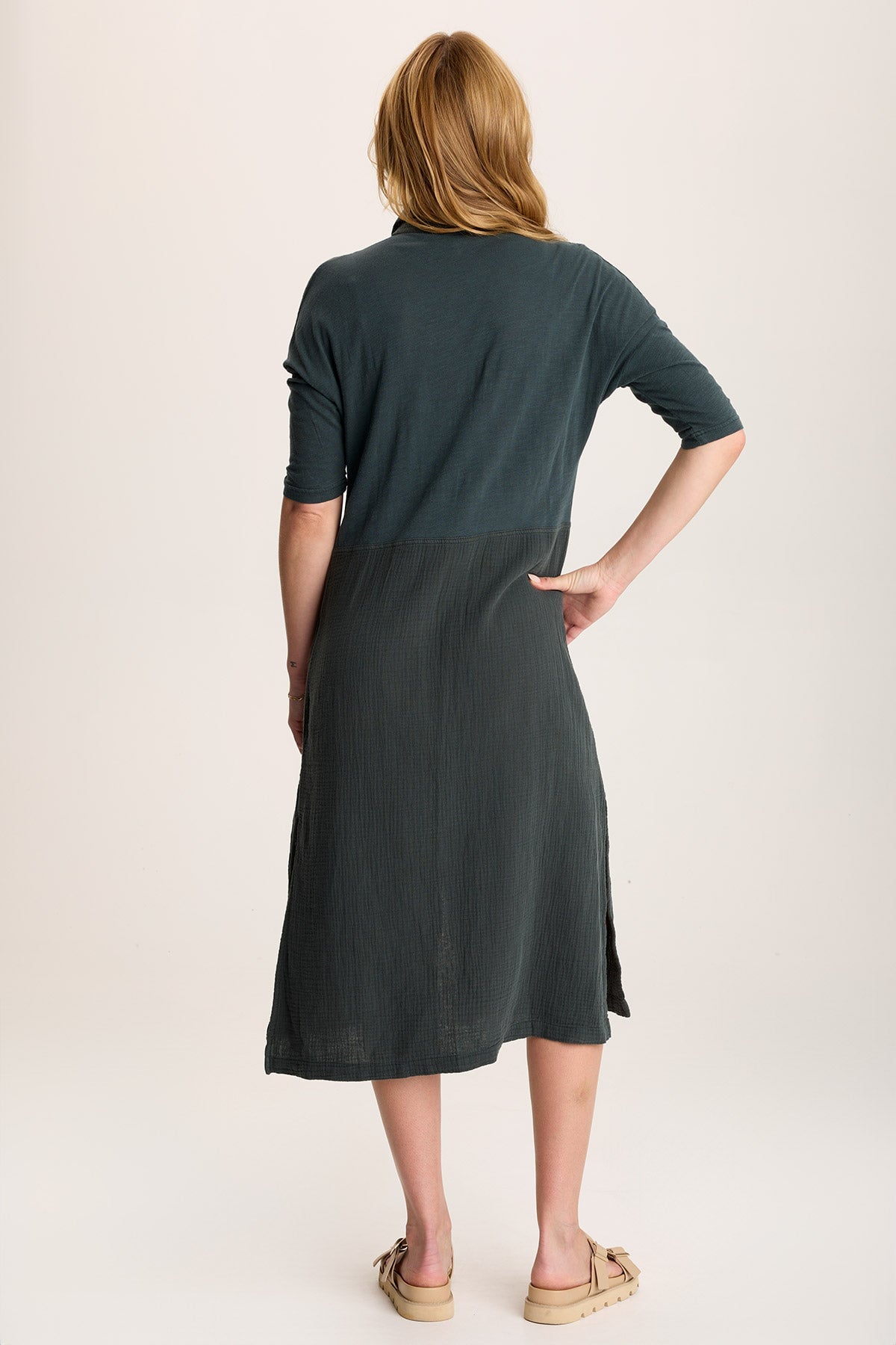 Hogue Gauze Duster Dress with Snap Front - Lightweight Boho Maxi Dress for Women, Summer Beach Cover Up, Casual Loungewear & Festival Outfit