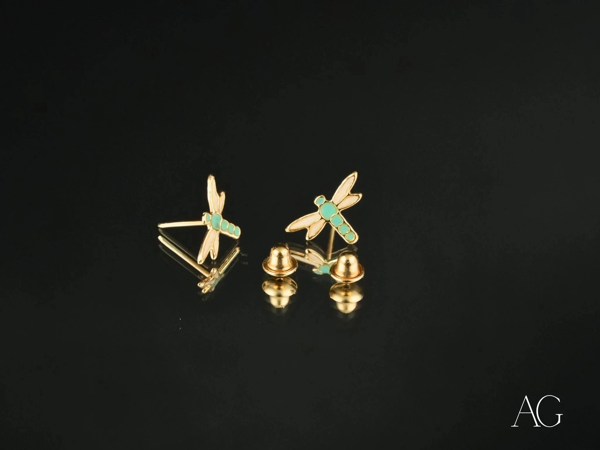 Exquisite Dragonfly Earrings with Turquoise Accents – Elegant Jewelry for Women | Perfect for Weddings, Parties & Everyday Wear