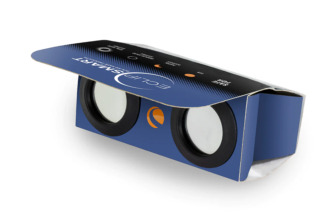 EclipSmart 2x Power Solar Eclipse Glasses - Safe & Certified for Direct Sun Viewing - Perfect for Eclipse Watching, Astronomy Events & Outdoor Activities