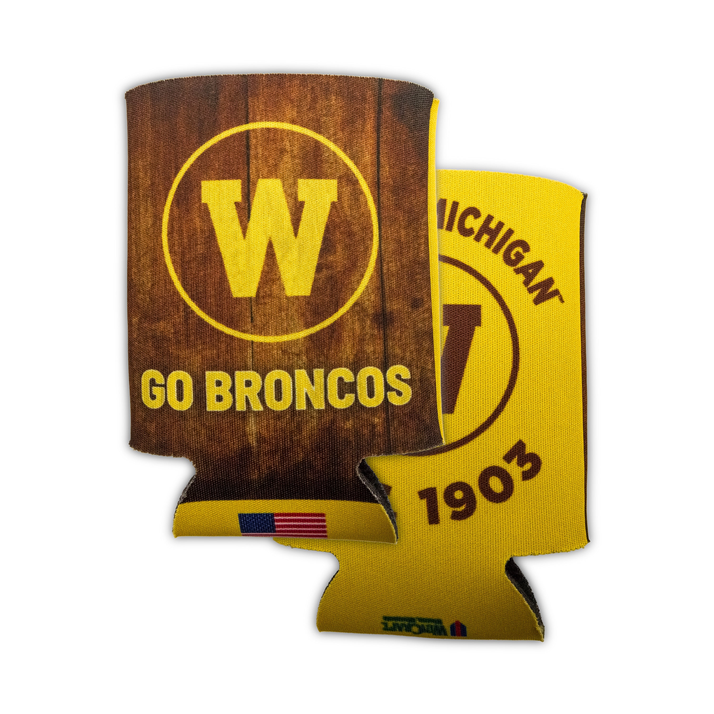 WMU Insulated Can Cooler - Keep Drinks Cold for Hours - Perfect for Beach, Camping & Outdoor Activities