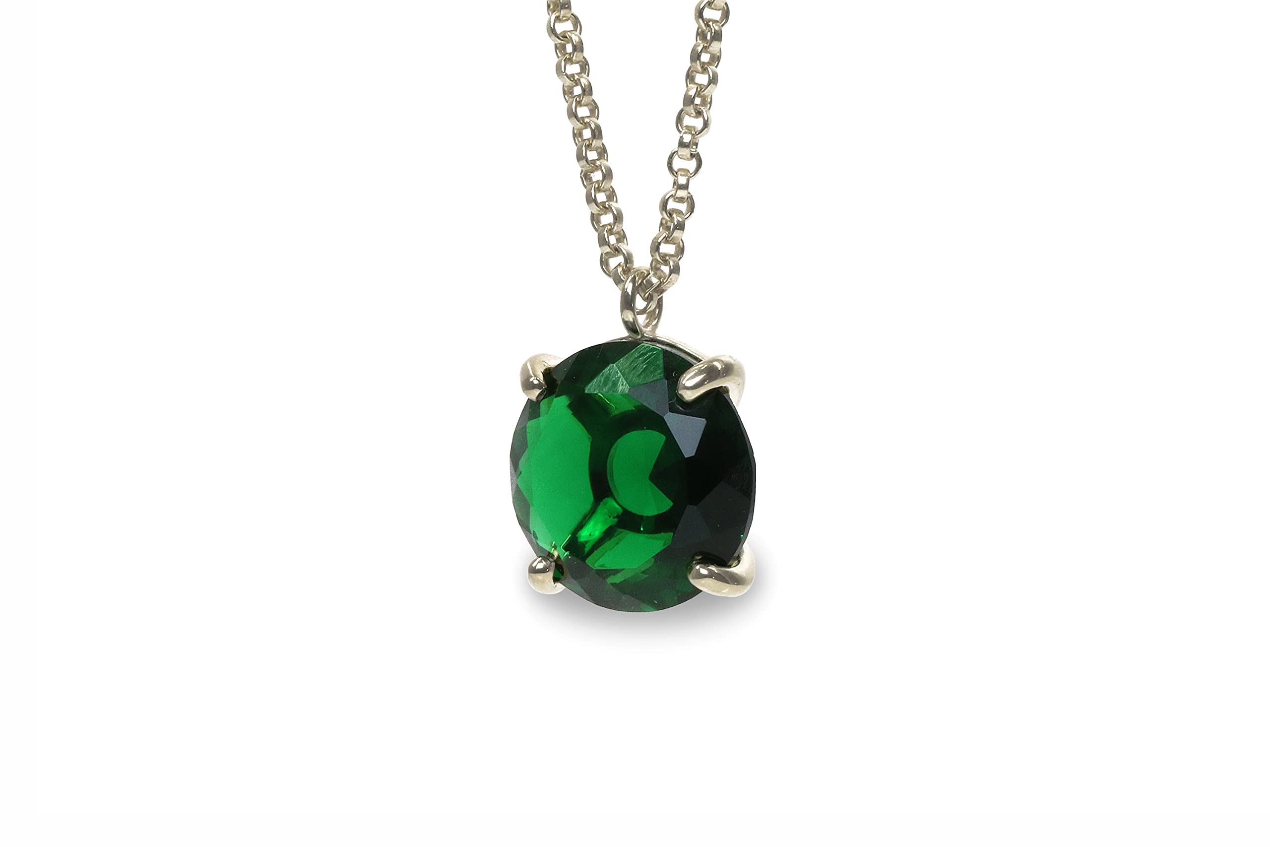 Exquisite Emerald Gemstone Necklace for Women - Handcrafted Luxury Jewelry, Elegant Fashion Necklace for Everyday Wear, Perfect Birthday Gift for Mom, Sister, Wife & Best Friend - Custom Birthstone Jewelry | Ideal for Special Occasions, Anniversaries & Romantic Gifts