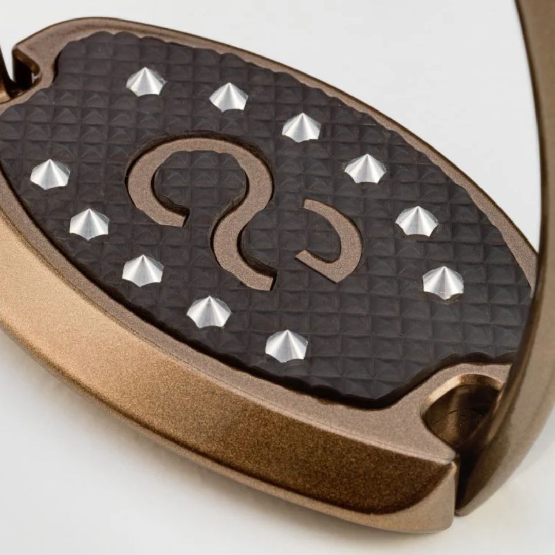 Equus Elite English Stirrups for Equestrian Riding - Premium Stainless Steel Horse Riding Stirrups for Jumping, Dressage & Trail Riding - Perfect for English Saddles & Professional Riders