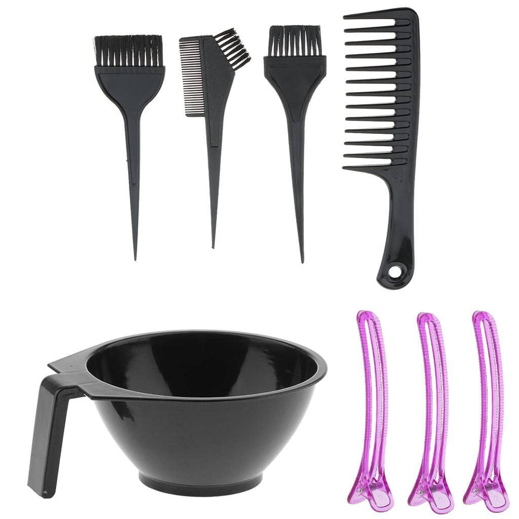 Colcolo Hair Color Brush Comb Bowl Set for Dyeing, Bleaching & Discoloration - Perfect for Salon & At-Home Hair Coloring