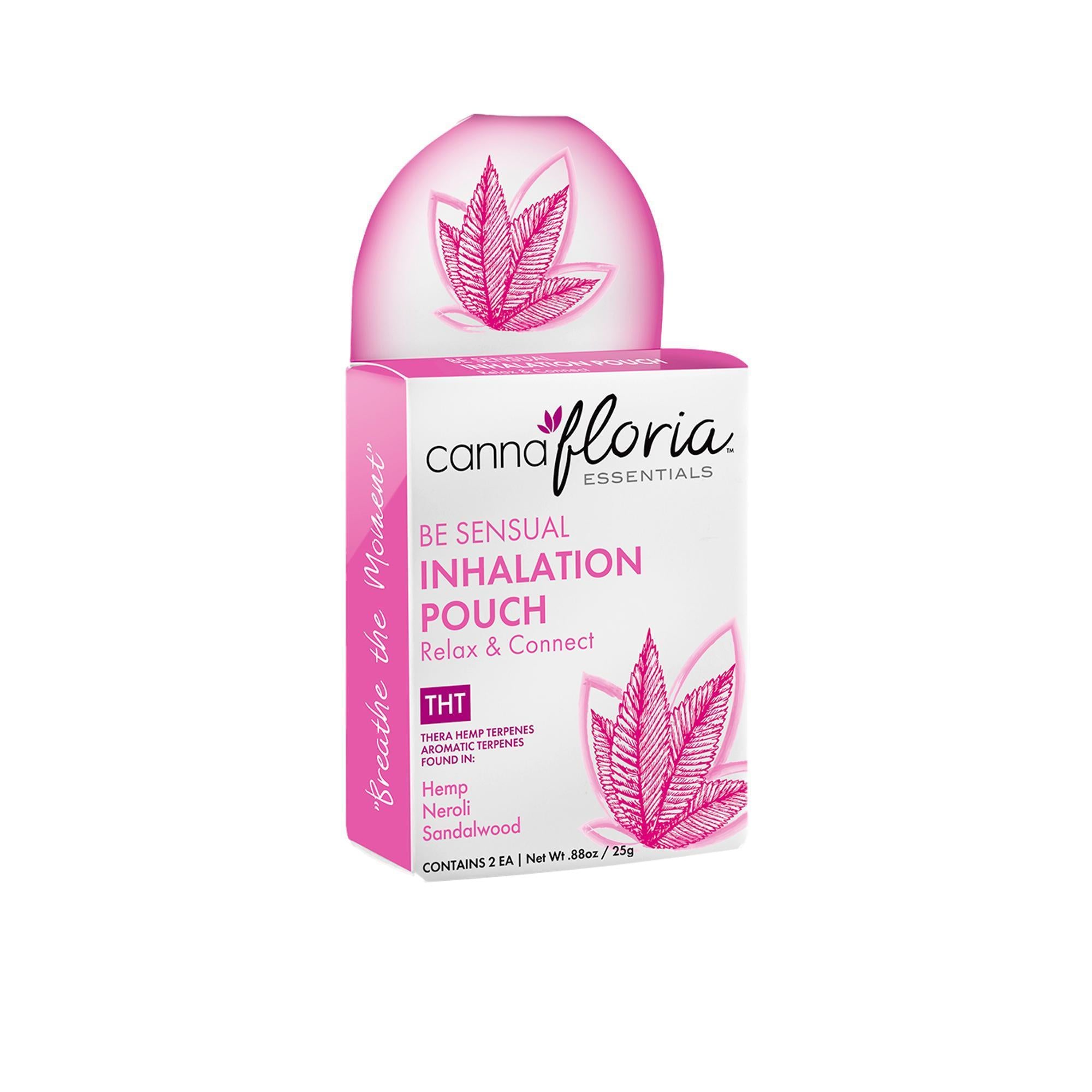 Cannafloria Inhalation Pouches - 2 Pack | Herbal Relaxation & Stress Relief | Perfect for Travel, Work, and On-the-Go Use