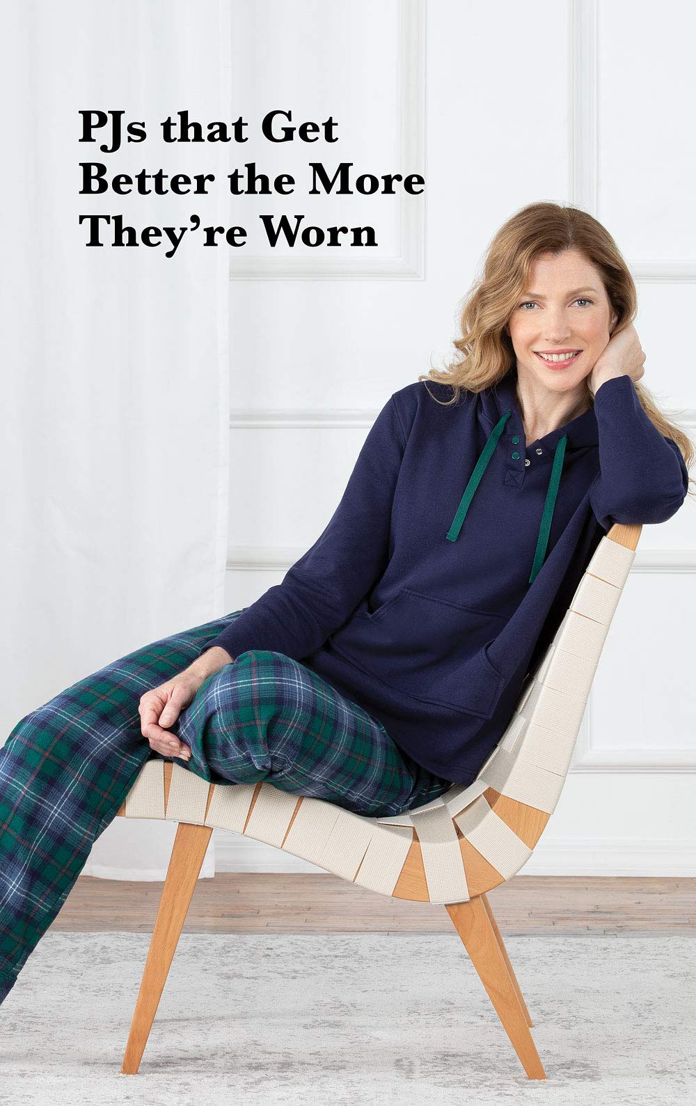 PajamaGram Women's Flannel Pajama Set - Cozy Hoodie Top & Pants for Winter Sleepwear | Perfect for Lounging, Sleepovers & Cold Weather Comfort