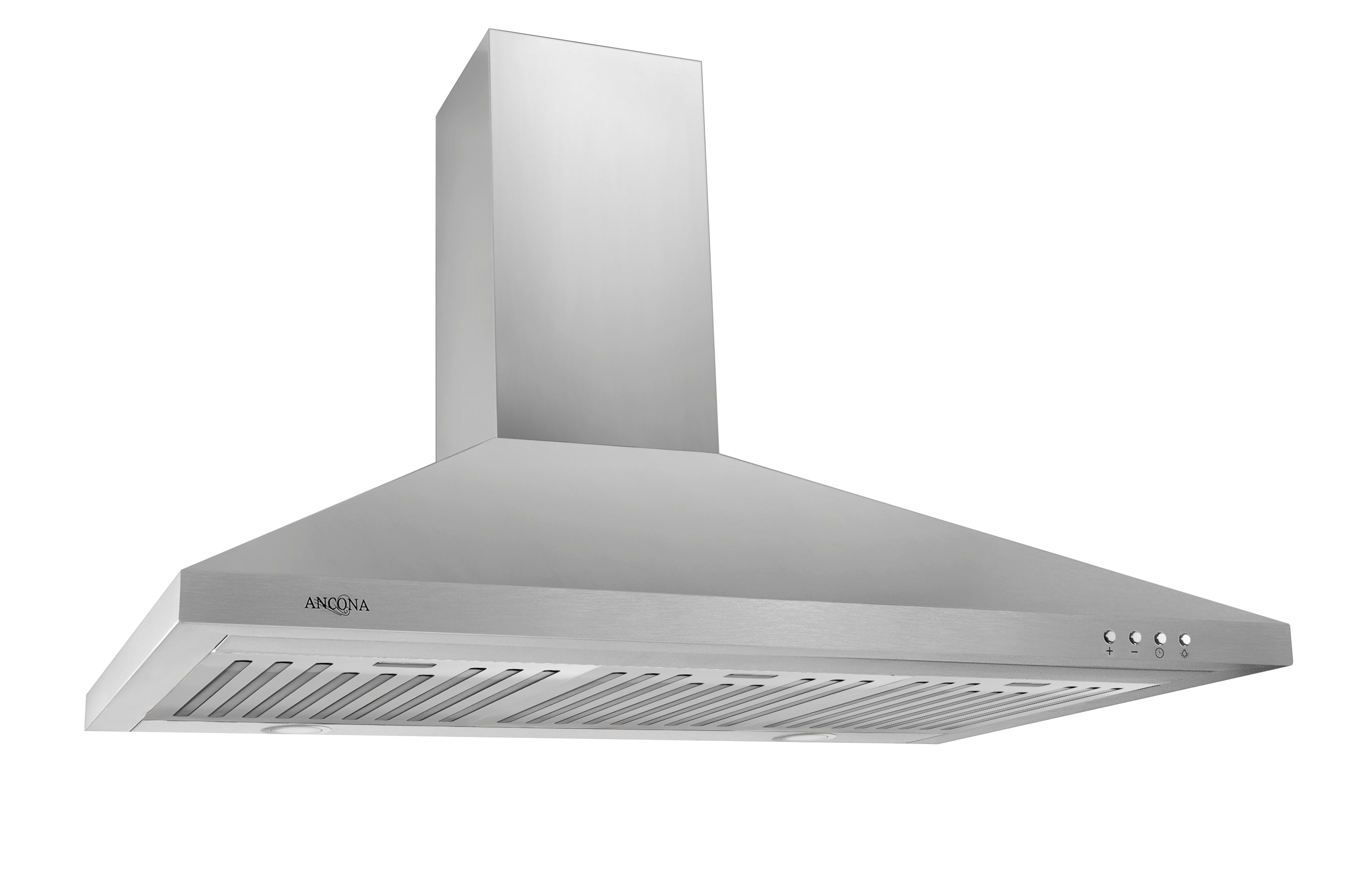 Rapido IV 36-Inch Stainless Steel Range Hood with LED Lights - Powerful 900 CFM Kitchen Vent Hood for Gas Stove, Island Mount - Perfect for Modern Home Kitchen & Restaurant Use
