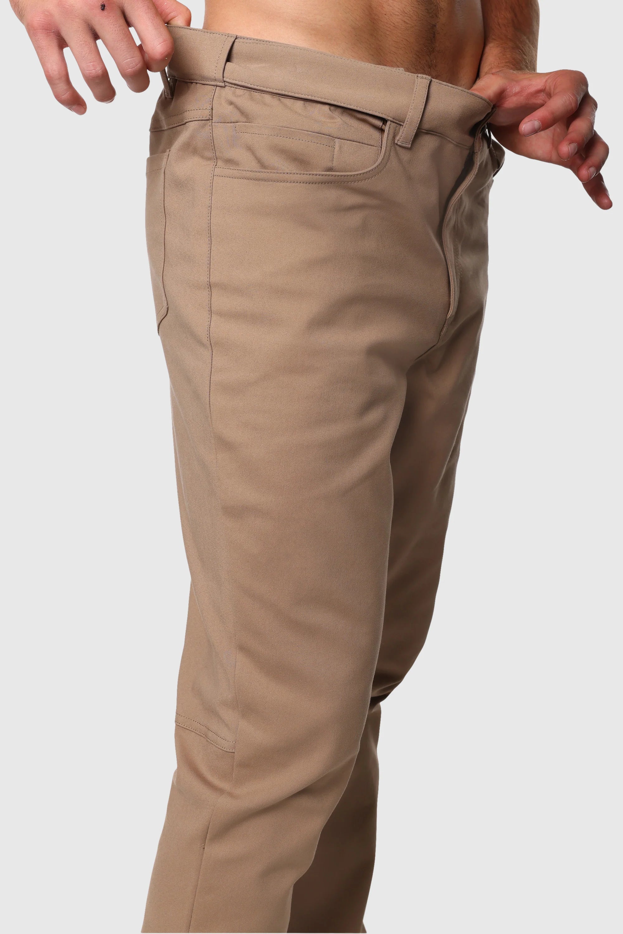 Men's Utility Chino Pants in Tan - Comfortable & Durable for Work, Outdoor & Casual Wear