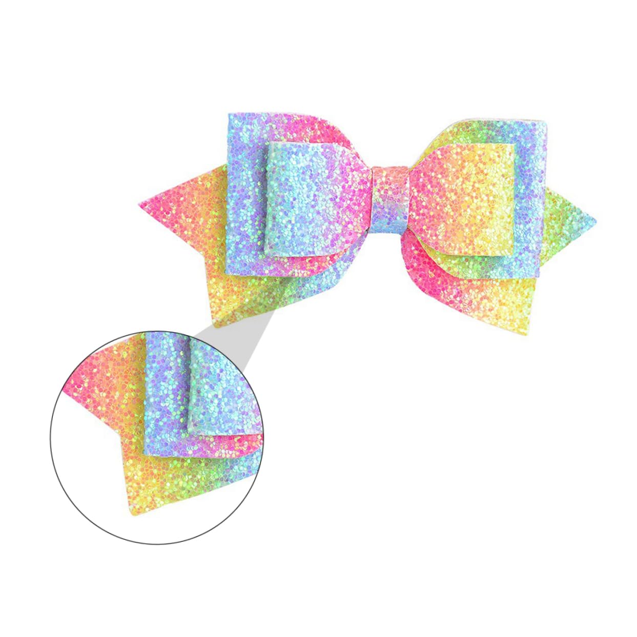 TOYANDONA 2 Sets Baby Girls Hair Clips with Sequins Bows - 24pcs Safe Non-Slip Hairpins for Toddlers & Kids - Perfect for Parties, School, and Daily Outfits
