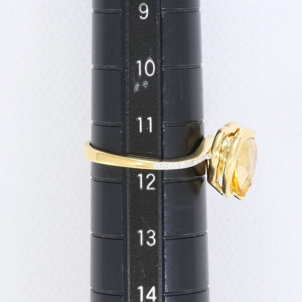 18K Yellow Gold & White Gold Citrine Diamond Ring - 2.49ct Natural Gemstone Jewelry for Women, Perfect for Engagement, Wedding & Anniversary Gifts