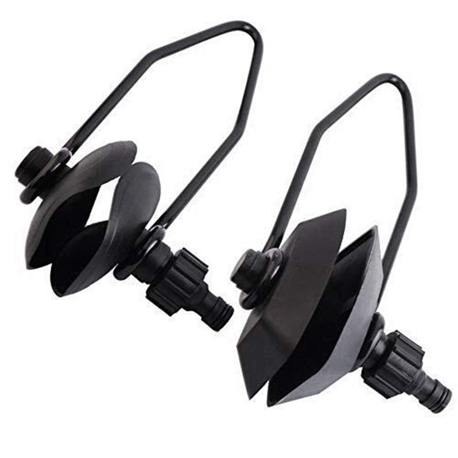 Universal Rectangular Outboard Boat Motor Water Flusher - Marine Ear Muff Cups for Engine Flushing & Maintenance - Perfect for Saltwater Rinsing, Winterization & Boat Storage Prep