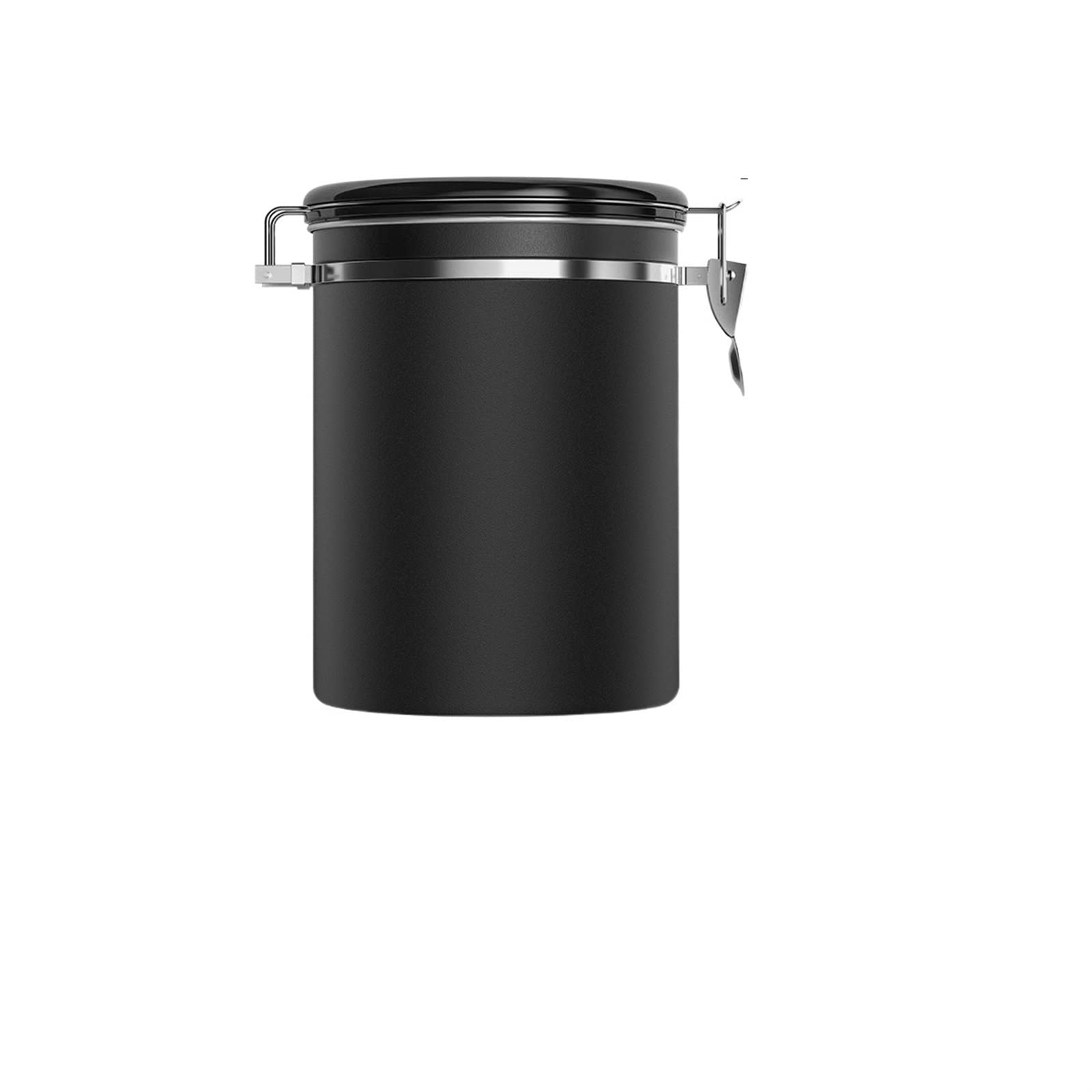 Premium Airtight Stainless Steel Coffee Storage Container with Freshness Valve - Coffee Bean Canister for Keeping Beans Fresh, Ideal for Kitchen, Pantry & Office Use