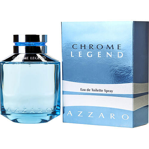 Azzaro Chrome Legend Men's Eau De Toilette Spray - Fresh Citrus & Woody Fragrance for Day & Night Wear | Perfect for Work, Date & Special Occasions