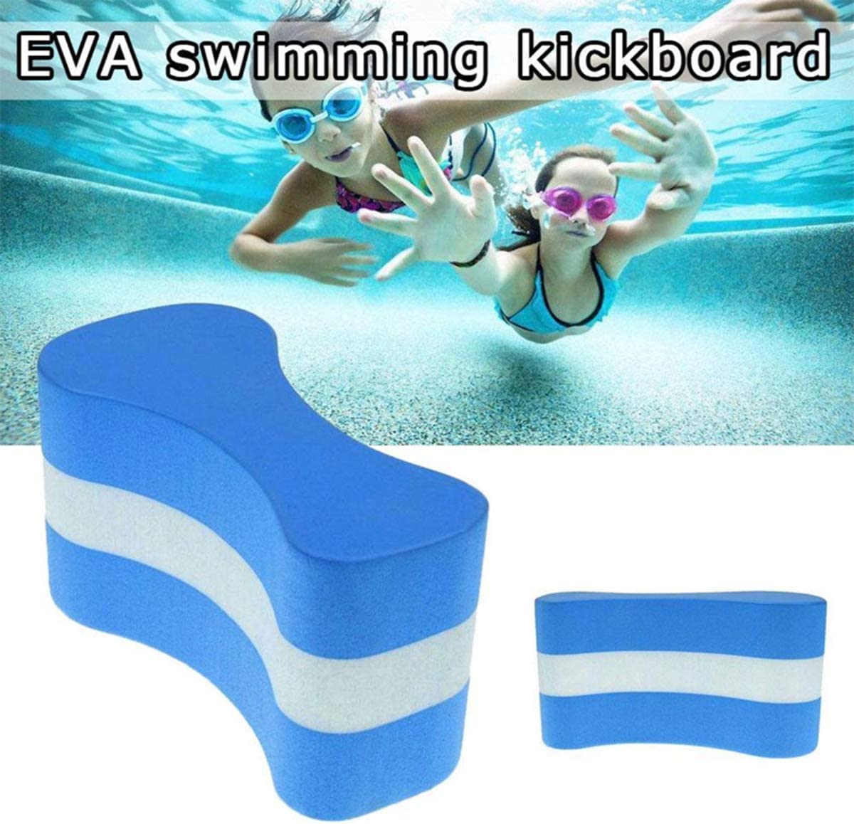 EVA Swim Training Pull Buoy - Leg Float & Kickboard for Adults, Kids & Beginners - Improve Swimming Technique & Buoyancy - Perfect for Pool, Lap Training & Water Aerobics