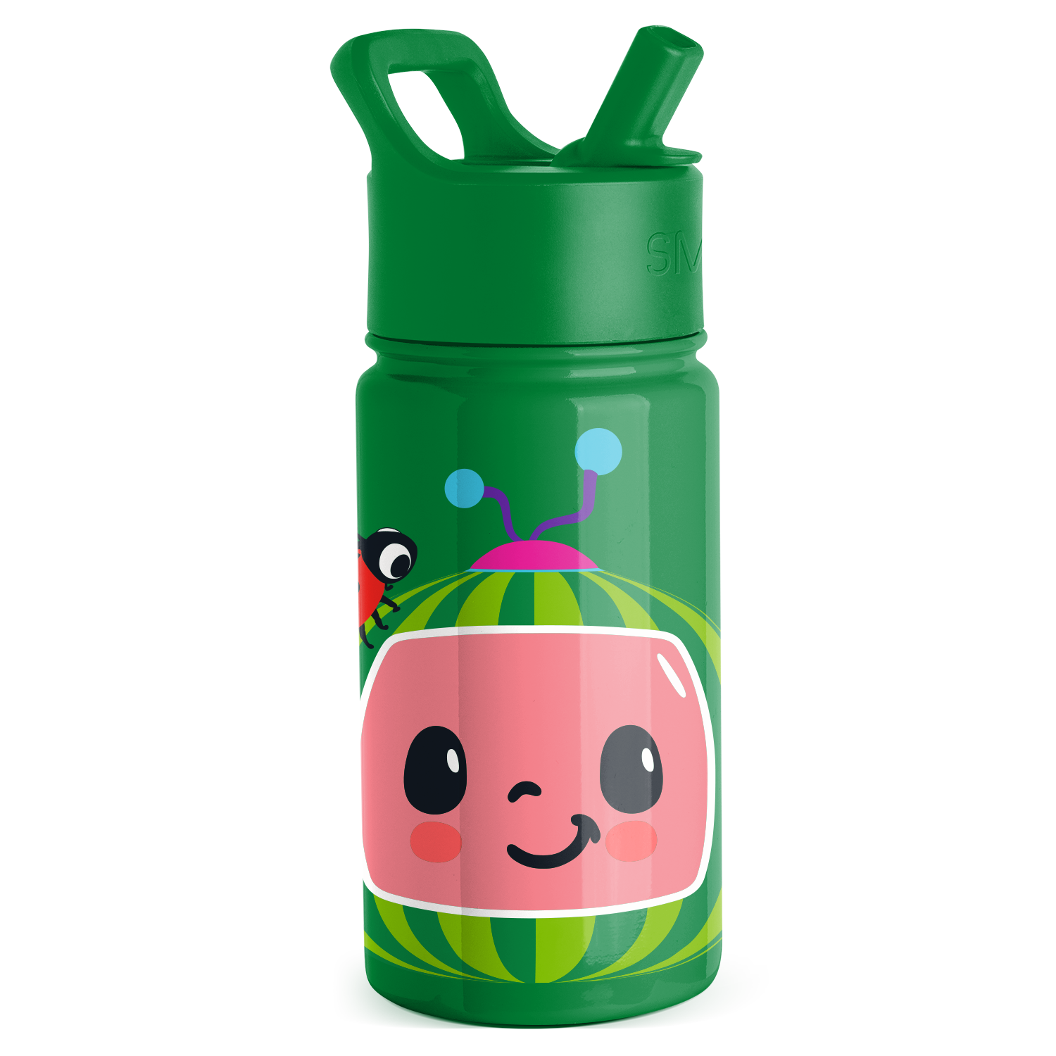 Summit Kids Water Bottle with Straw Lid - BPA Free, Leak Proof, Insulated Stainless Steel Bottle for School, Sports & Outdoor Activities