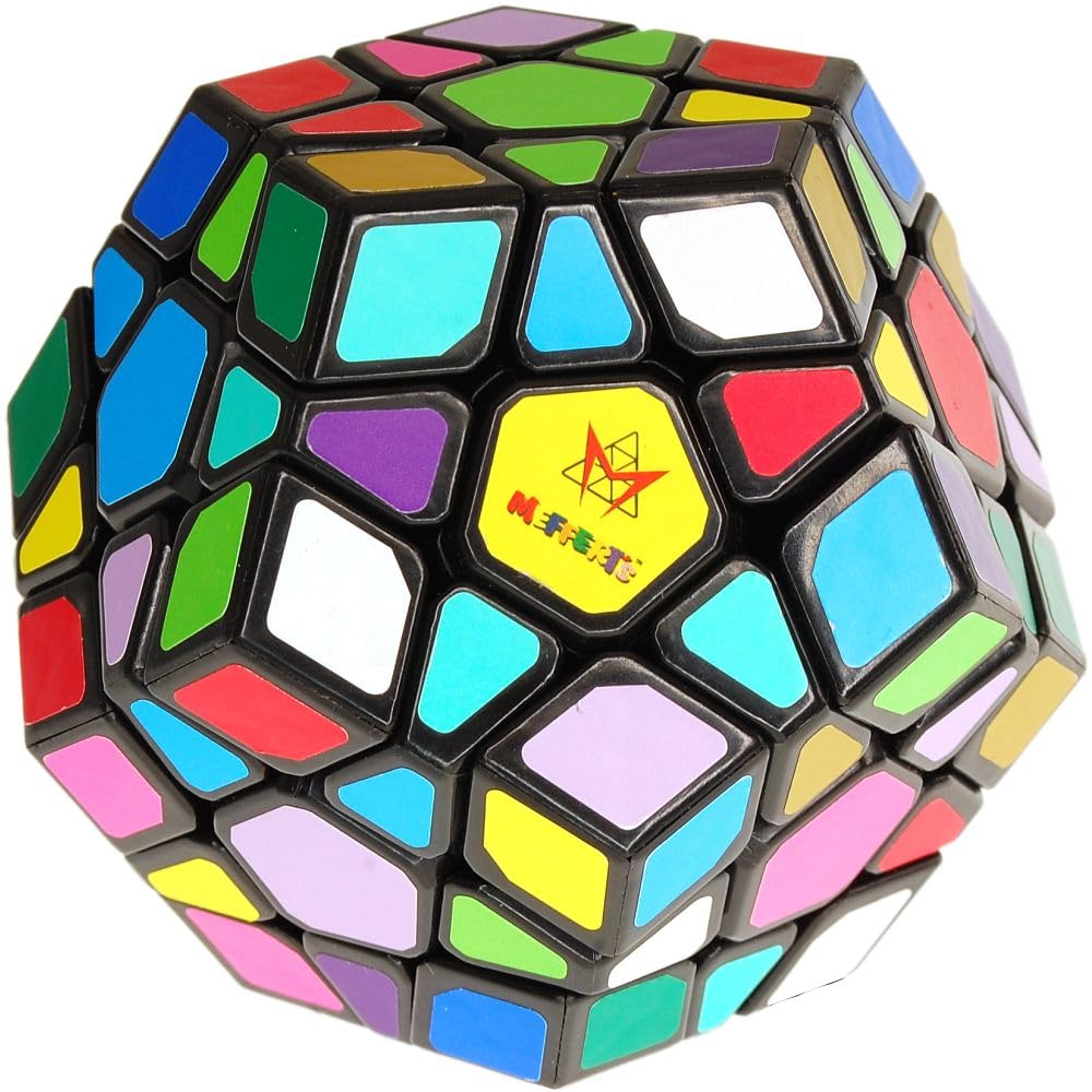 Meffert's Challenge MEGAminx Speed Cube - Professional Level 10 Puzzle for Advanced Cubers - Brain Teaser & Stress Relief Toy for Office, Travel & STEM Learning