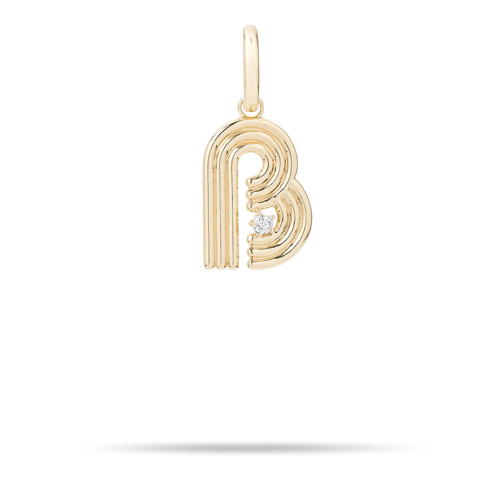 5.3mm Groovy Italian Chain Initial Necklace - Personalized Name Necklace for Women, Men - Trendy Gold & Silver Plated Jewelry Gift for Birthday, Anniversary, Valentine's Day - Perfect for Layering, Everyday Wear & Special Occasions