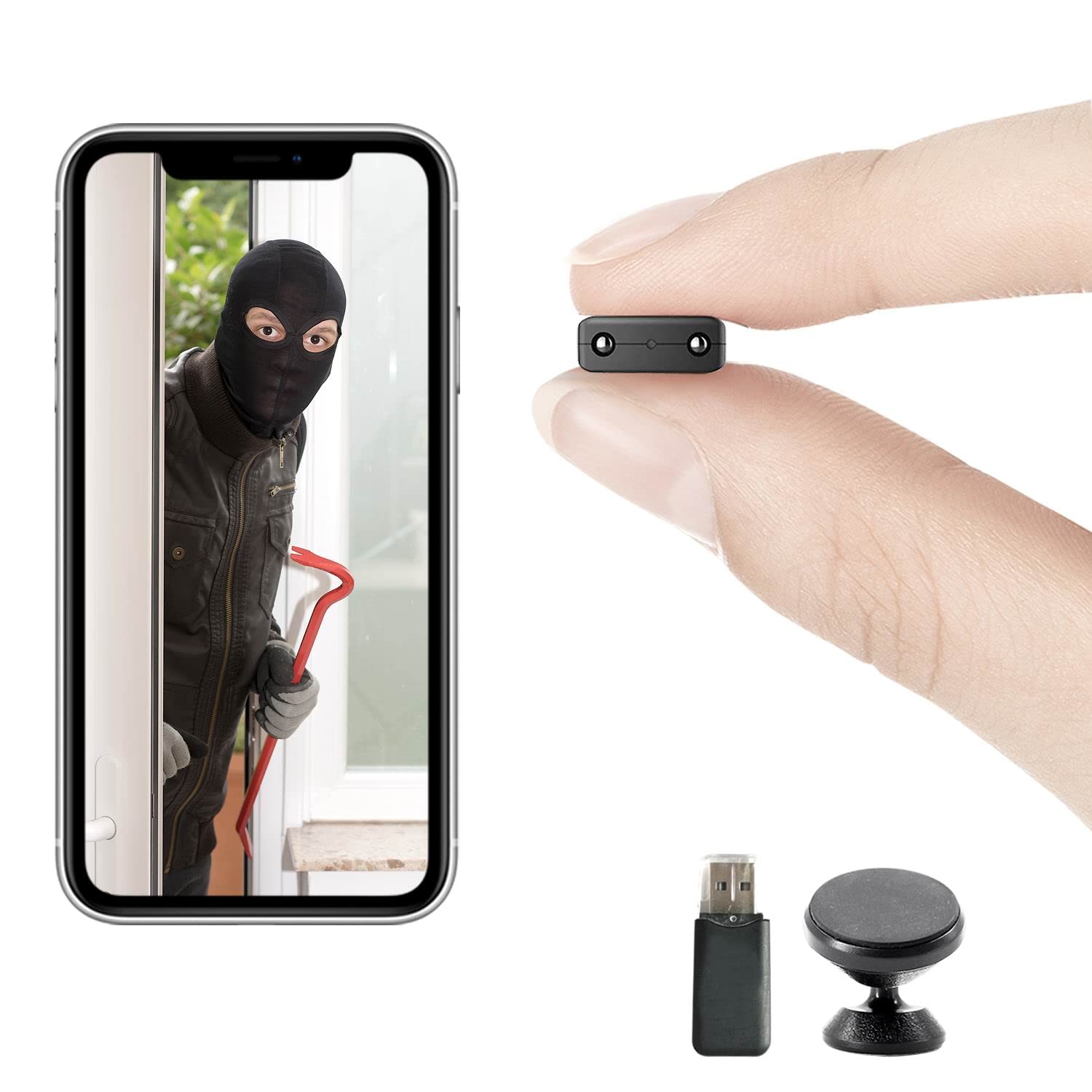 1080P Wireless WiFi IP Security Camera with Night Vision, AI Human Motion Detection, Cloud Storage & Remote Viewing - iOS/Android App Compatible for Home, Office & Outdoor Surveillance