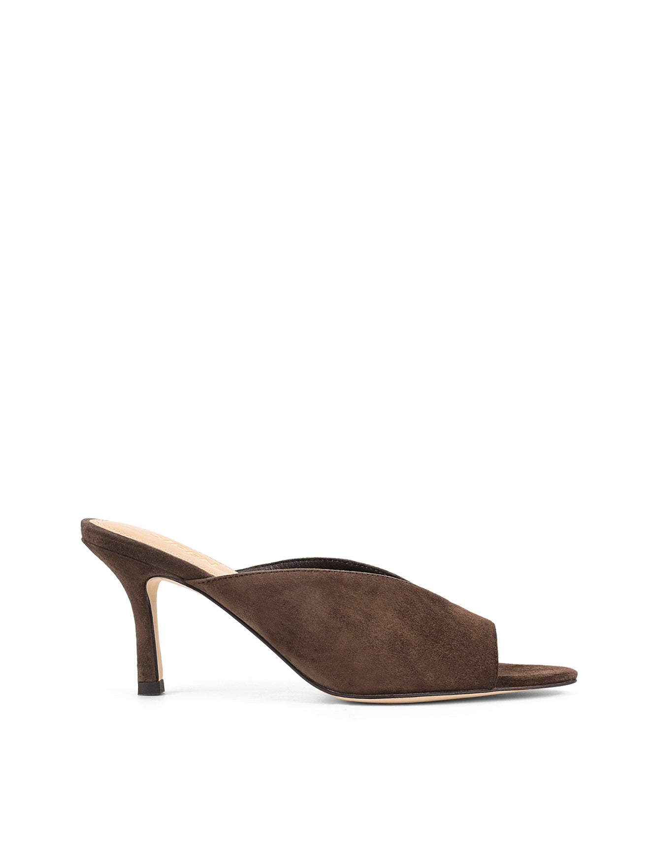 Chocolate Brown Suede Mabel Pointed Toe Mules - Comfortable Slip-On Shoes for Women | Perfect for Office, Casual Outings & Date Nights