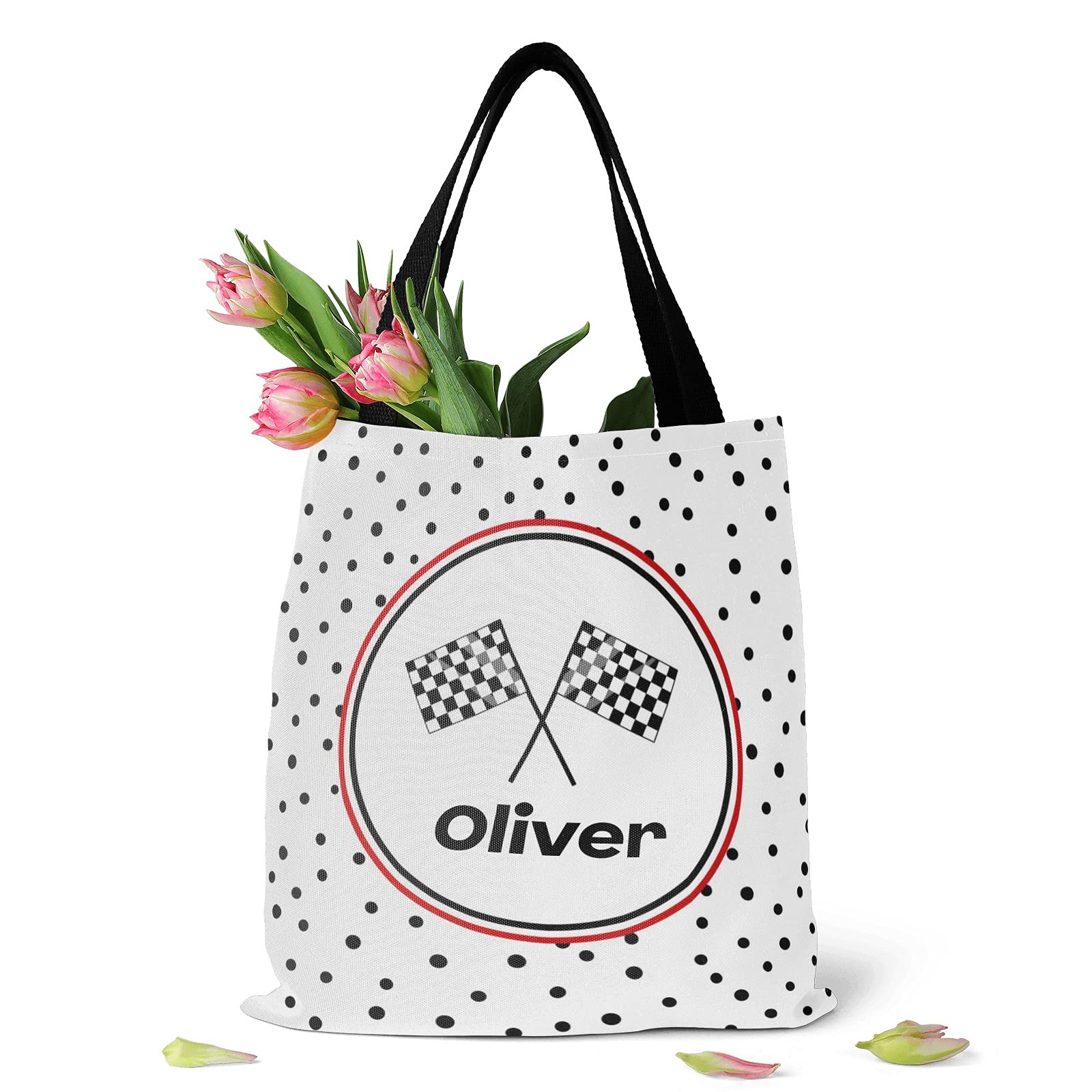 Personalized Canvas Tote Bags for Women & Kids - Eco-Friendly Reusable Shopping Bags for Groceries, Beach, Travel & Daily Use | Customizable Gift Idea