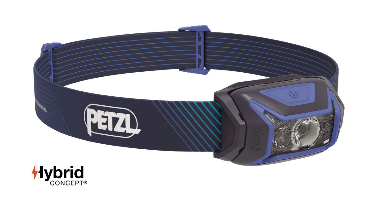 ACTIK Core Headlamp - Bright LED Headlight for Camping, Hiking, Running & Outdoor Activities - Hands-Free Light with Adjustable Strap & Multiple Modes