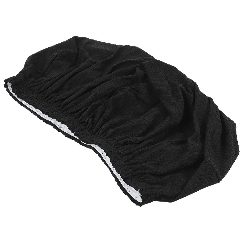 Waterproof Sofa Cover for Dogs & Kids - Soft Elastic Polyester Washable Couch Protector - Modern Furniture Protector for Home, Pets (Black, One Seater) | Perfect for Living Room, Family Room & Pet-Friendly Homes