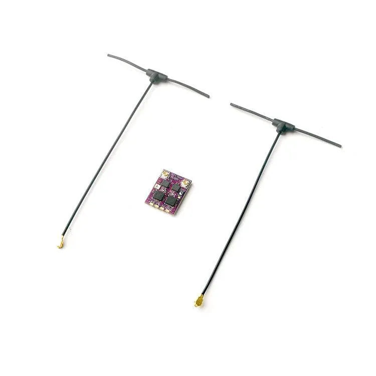 Happymodel EP1 Dual Receiver True Diversity 2.4GHz ExpressLRS RX for FPV Drone Racing - Long Range RC Control System for DIY Quadcopters and RC Airplanes