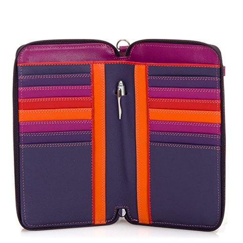 mywalit Multi-Color Crossbody Purse with Adjustable Shoulder Strap - 16 Card Slots, Phone Pocket & Coin Compartment | Perfect for Travel, Shopping & Everyday Use