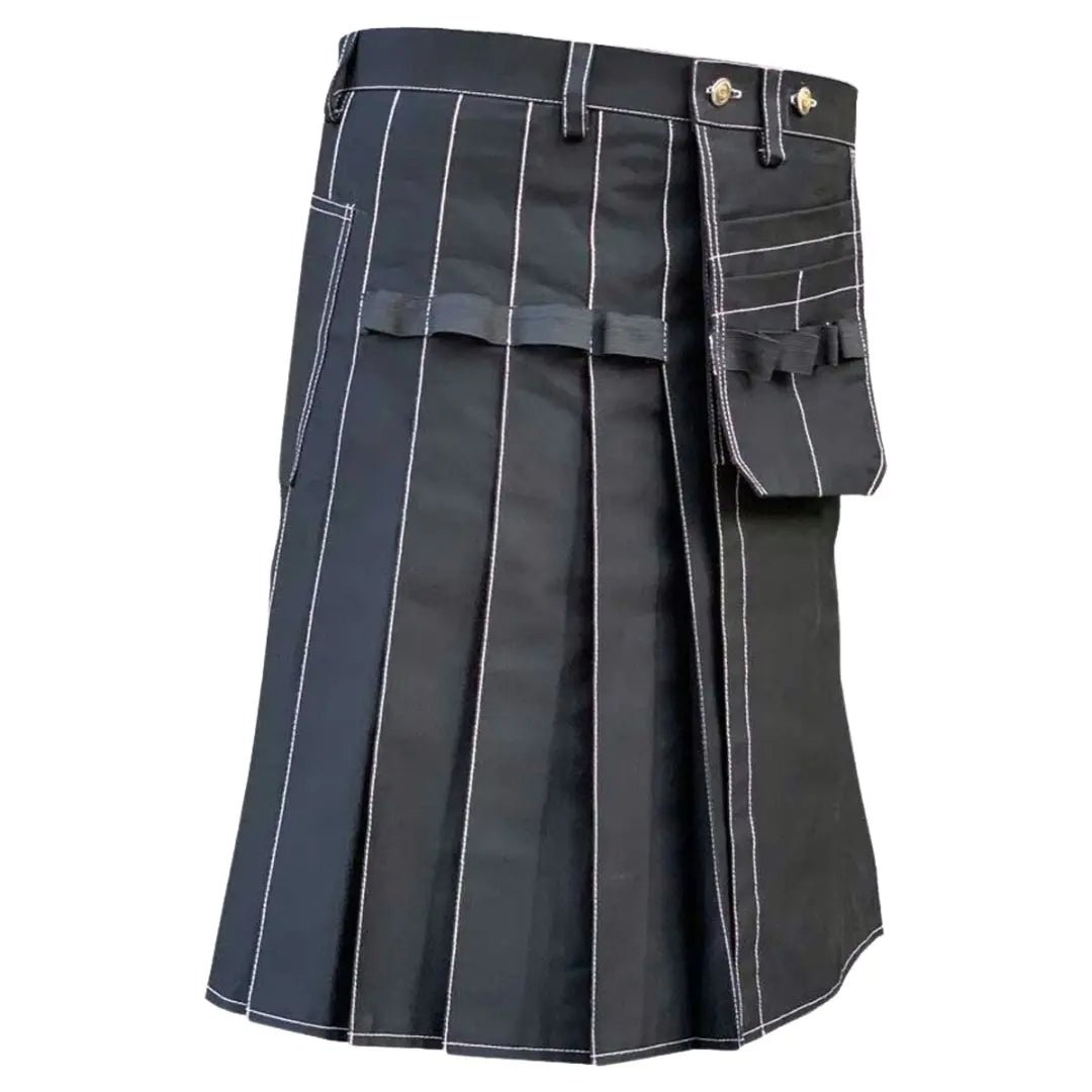 Craftman Utility Workout Cargo Kilt for Men - Durable Tactical Sport Kilt with Pockets for Hiking, Gym & Outdoor Activities
