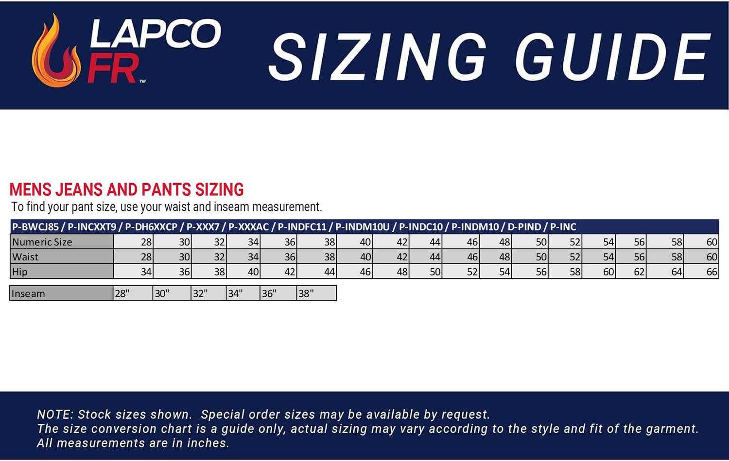 LAPCO FR Men’s Low Rise Flex Jeans - Flame Resistant Stretch Fit Work Pants, Medium Wash Denim for Construction & Industrial Safety