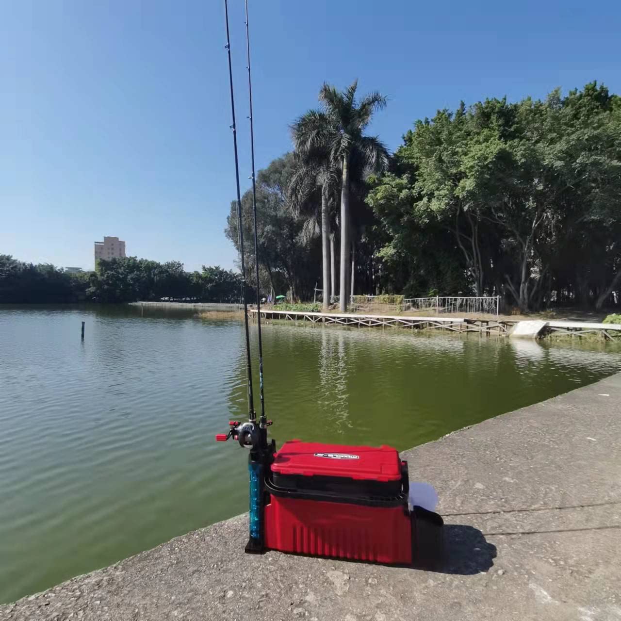 **Portable Fishing Tackle Box with Removable Tray - Waterproof Lure Storage Organizer for Bass, Trout & Saltwater Fishing - Compact Small Storage Box for Tackle, Hooks & Baits - Perfect for Camping, Kayak & Boat Fishing Trips**